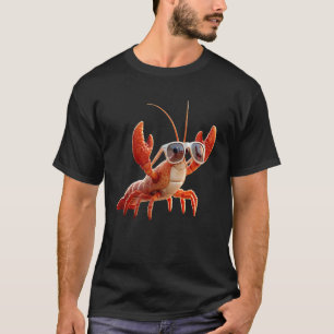 Kreeft Schaaldieren Grote Krab Rode Kreeften Schat T-shirt