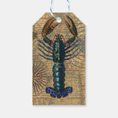 Kreeft Schelpdieren Zeevruchten Maine Classic Ocea Cadeaulabel (Achterkant)