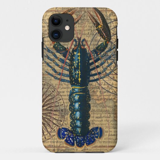 Kreeft Schelpdieren Zeevruchten Maine Classic Ocea Case-Mate iPhone Case (Achterkant)