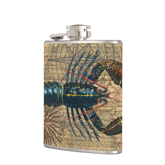 Kreeft Schelpdieren Zeevruchten Maine Classic Ocea Heupfles (Links)