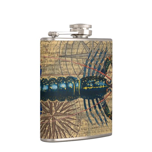 Kreeft Schelpdieren Zeevruchten Maine Classic Ocea Heupfles (Rechts)