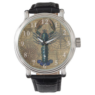 Kreeft Schelpdieren Zeevruchten Maine Classic Ocea Horloge
