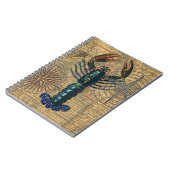 Kreeft Schelpdieren Zeevruchten Maine Classic Ocea Notitieboek (Linkerzijde)