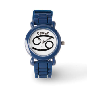 Kreeft Sterrenbeeld. Kinderhorloges. Horloge