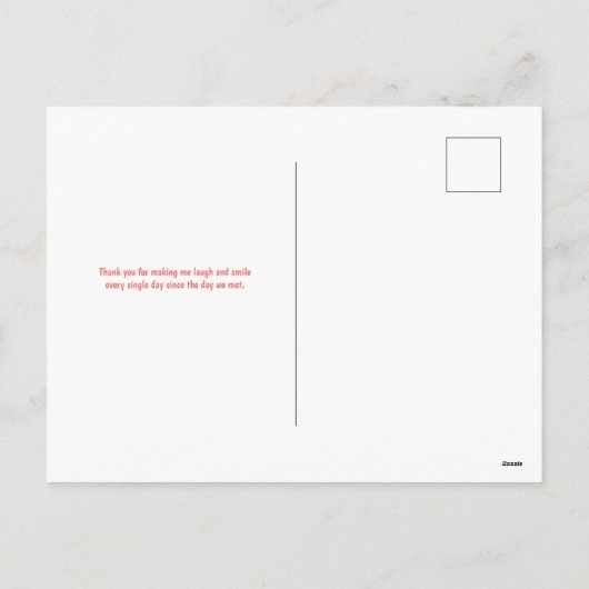 Kreeft Valentijnsdag Feestdagenkaart (Achterkant)