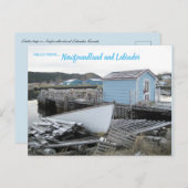 Kreeft vangt Newfoundland en Labrador Briefkaart (Voorkant / Achterkant)