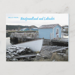 Kreeft vangt Newfoundland en Labrador Briefkaart