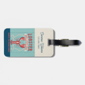 Kreeft vers gevangen dagelijks | Maine Bagagelabel (Achterkant horizontaal)