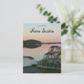 Kreeft Vist vallen in Nova Scotia Briefkaart (Staand voorkant)