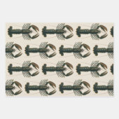 kreeft, zeezoogdier inpakpapier vel (Voorkant 3)