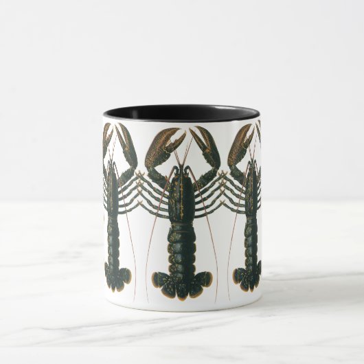  kreeft, zeezoogdier mok (Midden)