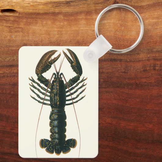  kreeft, zeezoogdier sleutelhanger (Achterkant)