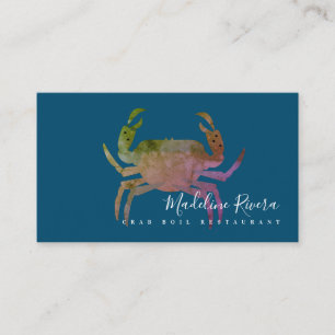 Kreeftachtig Krab Restaurant Rivierkreeft Eetcafé  Visitekaartje