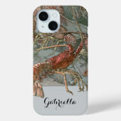 Kreeften in de oceaan, art nouveau Case-Mate iPhone case (Achterkant)