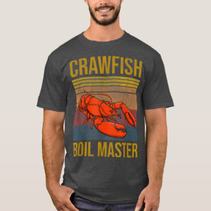 Kreeften Koken Meester Cajun Kreeften Koken Vintag T-shirt