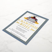 Kreeften Koken Zomer Zeevruchten Barbecue Feest Folie Uitnodiging (Gedraaid)