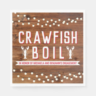 Kreeften Kook Verlovingsfeest Servet