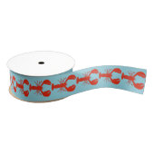 Kreeftenboil Crawfish Patterned Grosgrain Lint (Spoel)