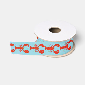 Kreeftenboil Crawfish Patterned Grosgrain Lint
