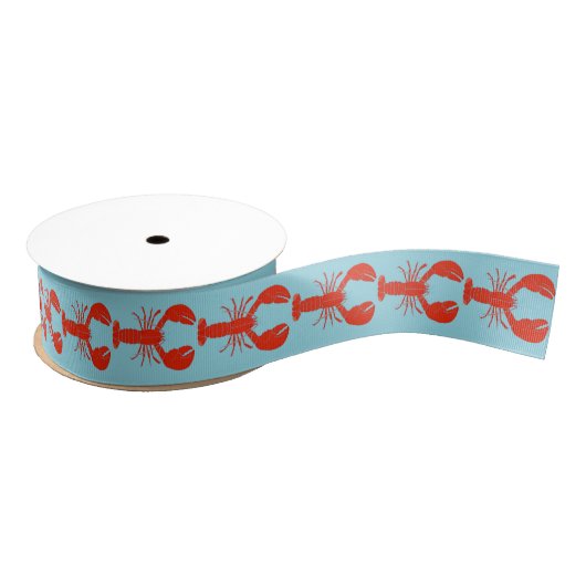 Kreeftenboil Crawfish Patterned Grosgrain Lint (Spoel)