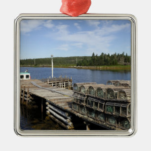 Kreeftenboot, Mushaboom, Nova Scotia, Canada Metalen Ornament