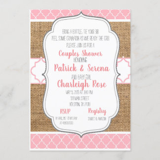 Kreeftenkoppels Baby Shower Kaart