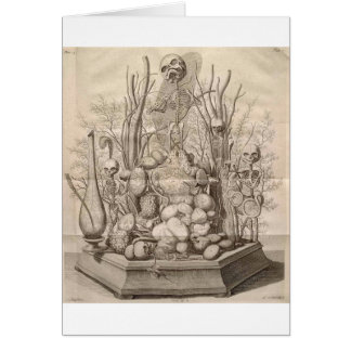 kreeftenskeletten, schedels en bomen