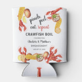 Kreeftfeest Verlovingsfeestje Bruid Blikjeskoeler (Achterkant)