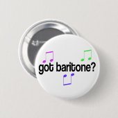 Kreeg Baritone Music Button (Voorkant /achterkant)