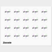 Kreeg Opera Music Gift Ronde Sticker (Vel)