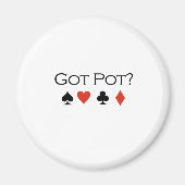 Kreeg pot T-shirt Magneet (Voorkant)