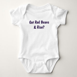 Kreeg rode bonen & rijst ?, Cajun Kinder Romper