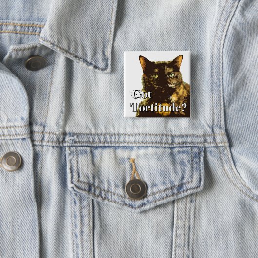 Kreeg Tortitude 2 Inch Square Button (In situ)