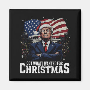 Kreeg Wat Ik Wilde Voor Kerst Trump 2024 T-shirt U Magneet
