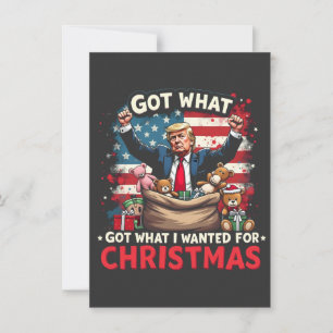 Kreeg Wat Ik Wilde Voor Kerstmis Trump Sinterklaas Kaart