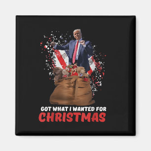 Kreeg wat ik wilde voor Kerstmis - Trump won 2024 Magneet