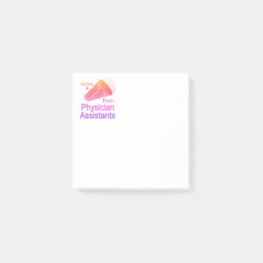 Kreet Om Physician Assistents Post-it® Notes (Voorkant)