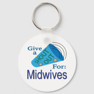 Kreet om vroedvrouwen sleutelhanger