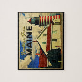 Kreet van de vuurtoren van Maine Legpuzzel (Verticaal)