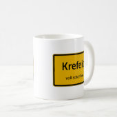 Krefeld Tasse Kaffeetasse Teetasse Koffiemok (Voorkant rechts)