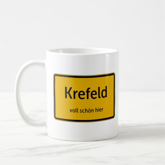 Krefeld Tasse Kaffeetasse Teetasse Koffiemok (Links)
