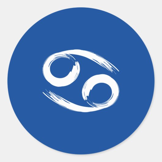 KREFT Sterrenbeeld Zomer Juni Juli Astrologie Ronde Sticker (Voorkant)