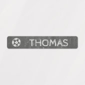 Kreide Fußball - Tafel 96 schmale Kinder Etiketten Labels (Design 2)