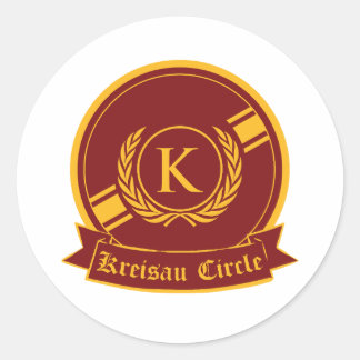 Kreisau Circle logo Ronde Sticker