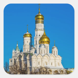 Kremlin Kremlin cathedrals Vierkante Sticker