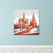 Kremlin Wall Art Canvas Afdruk (Insitu (Houten vloer))