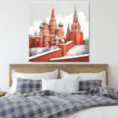Kremlin Wall Art Canvas Afdruk (Insitu (Slaapkamer))