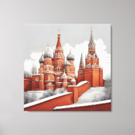 Kremlin Wall Art Canvas Afdruk