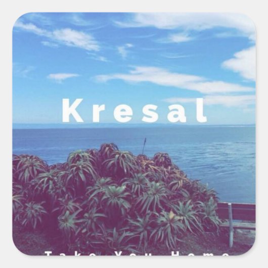 Kresal Emmenez-vous autocollant à la maison (Devant)