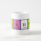 Kreshnik tasse de nom de table périodique (Centre)